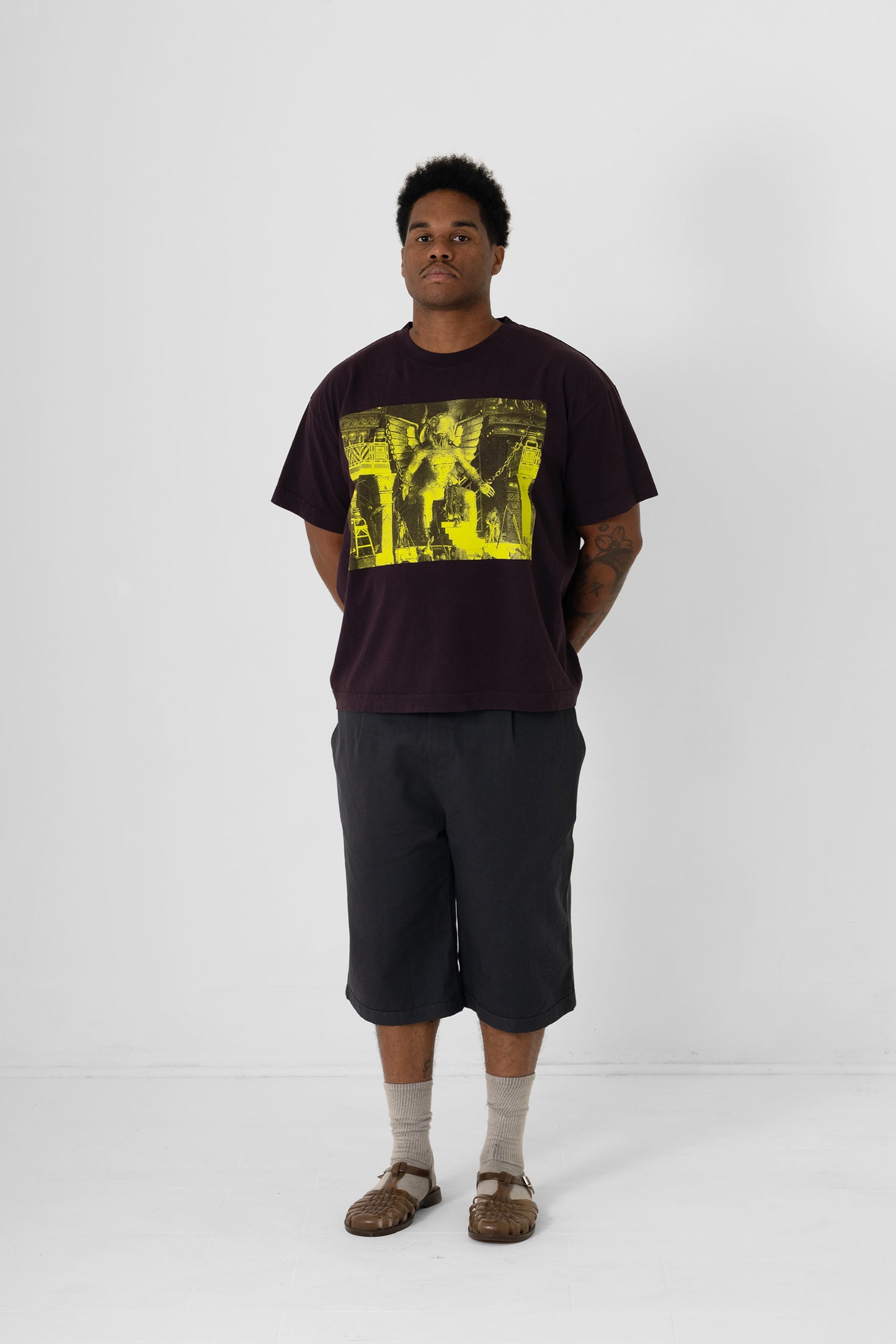 Paired with Slate Bermuda Shorts.