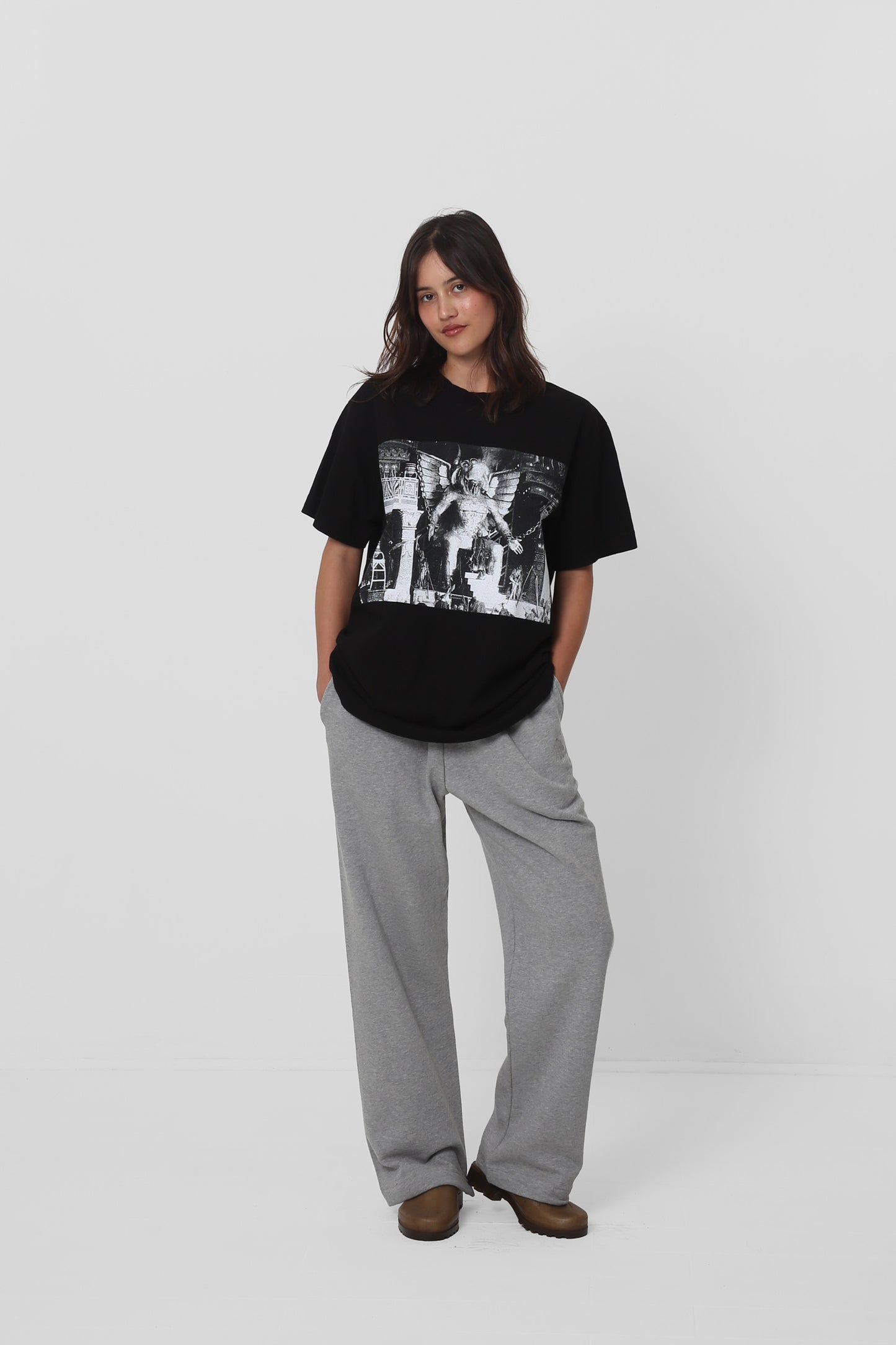 Styled with Heather Sweatpants.
