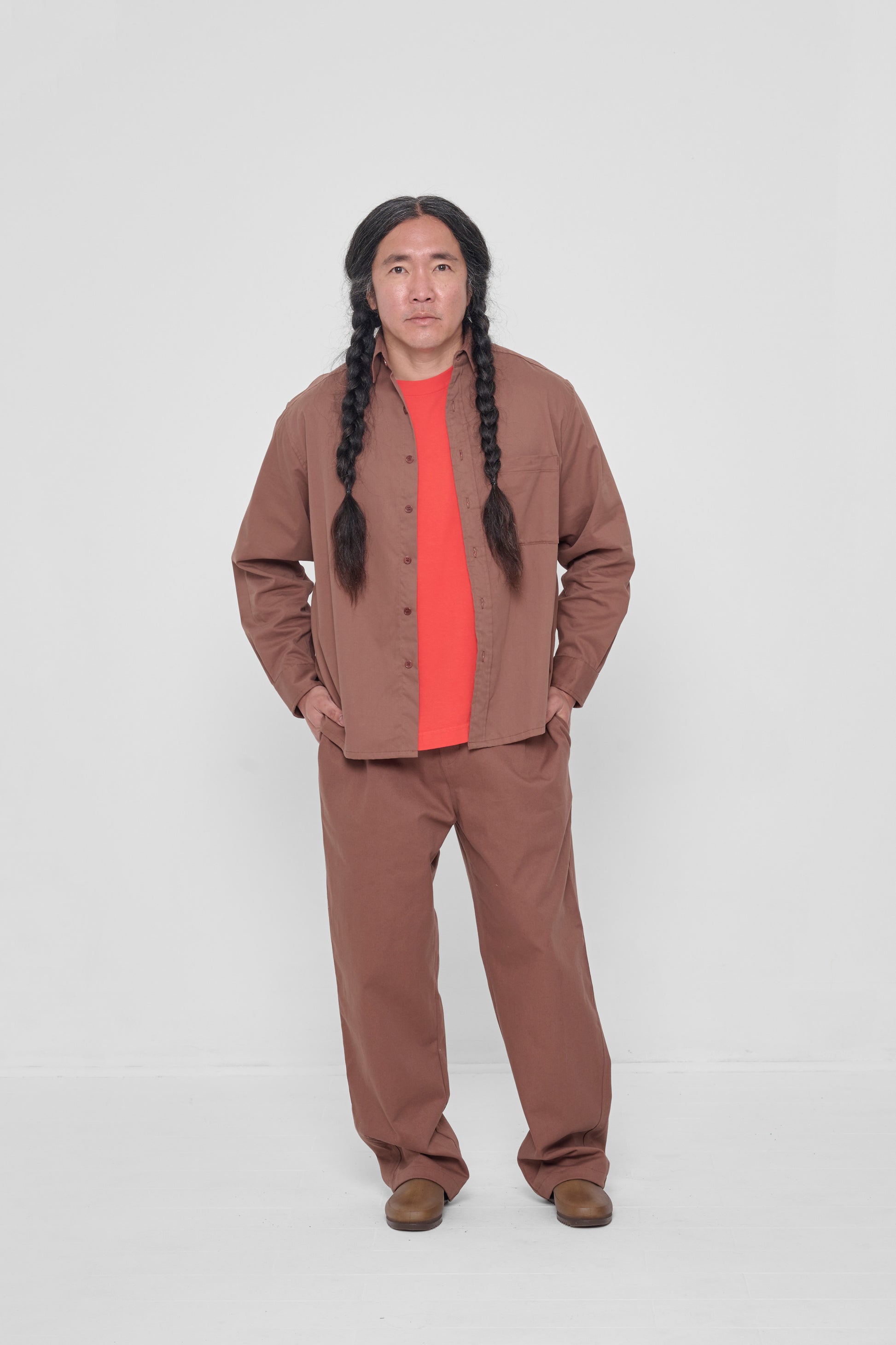 Styled with Potting Soil Life Uniform Pants and Lava Boxier Trash Tee. 