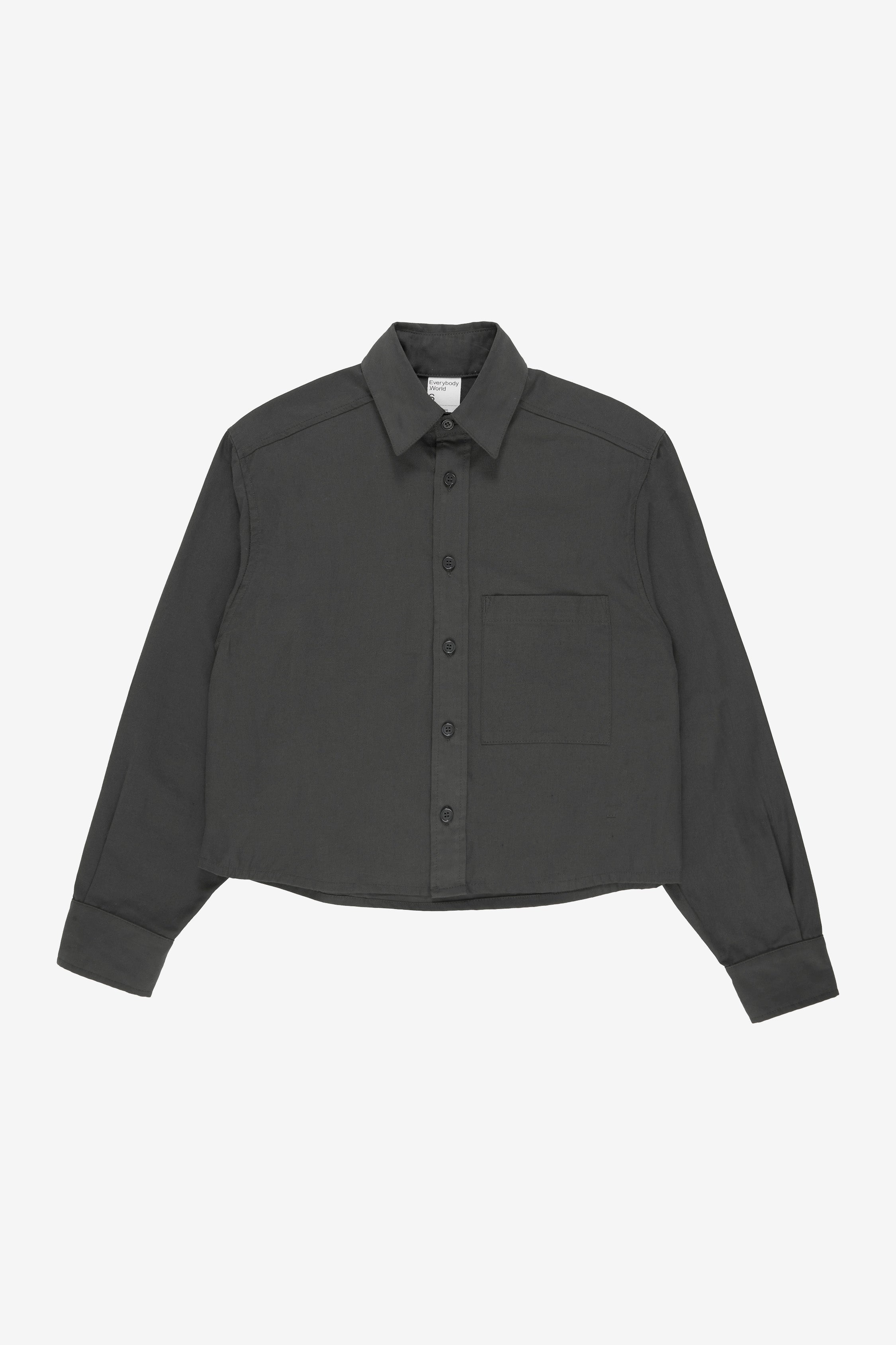 Peach Fuzz Cropped Button-Up Shirt — Everybody.World by Prakash