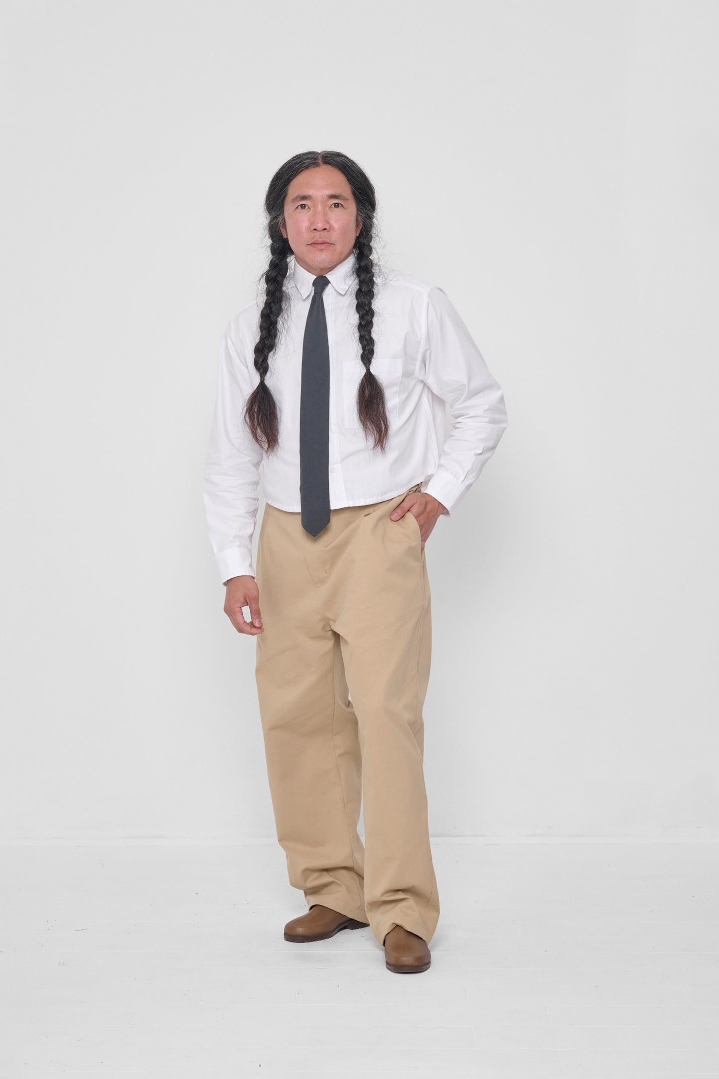 Styled with Slate Trash Tie and Sand Storm Life Uniform Pants.