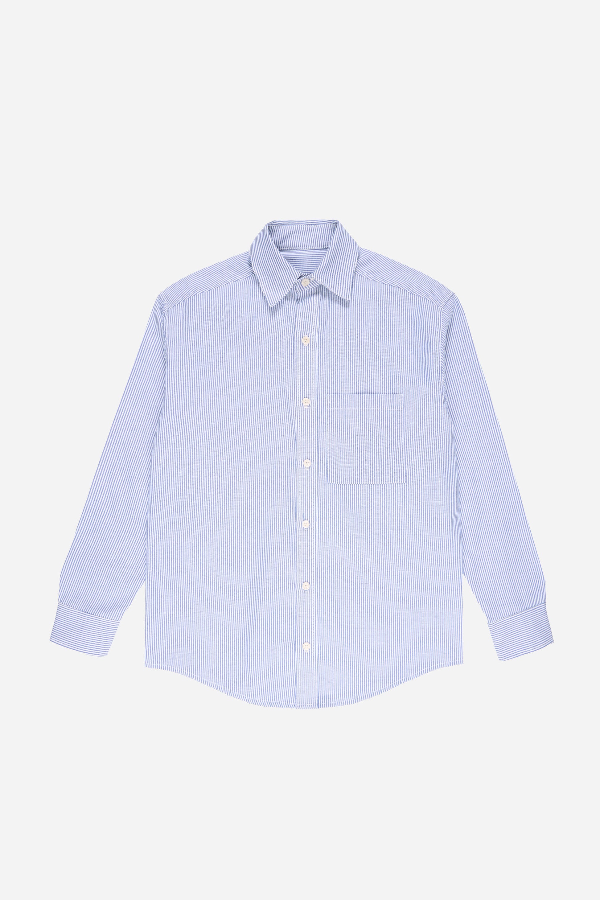 Everybody.World - Stripe Poplin Button-Up Shirt