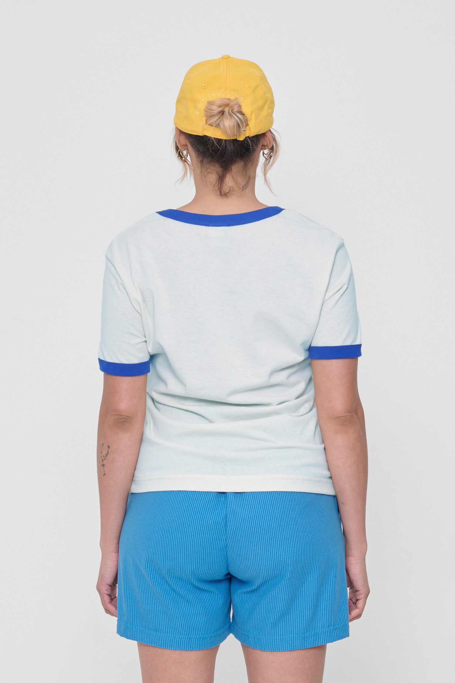 Back view: Relaxed slim fit throughout.  