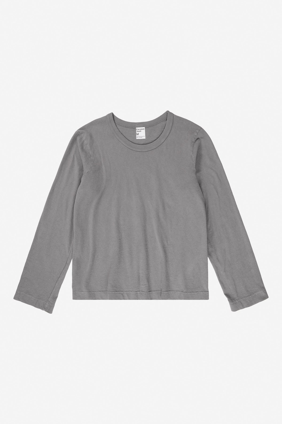 Straight Sleeve Tailored Trash Tee in Stone - flat lay, no model