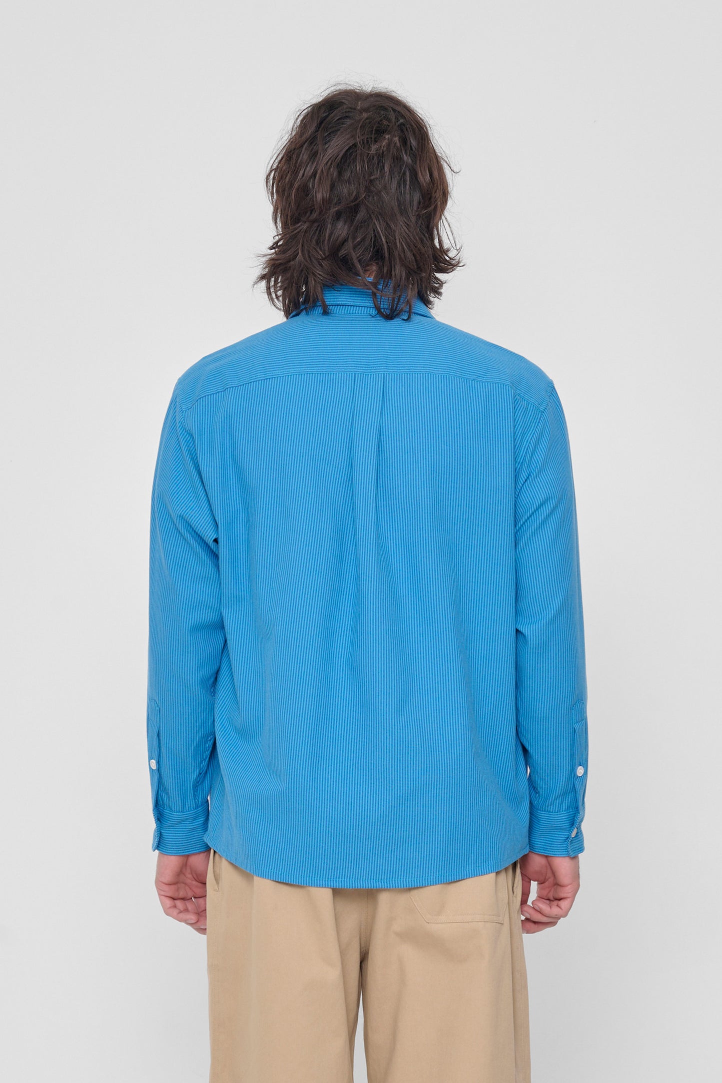 Stripe Button-Up Shirt