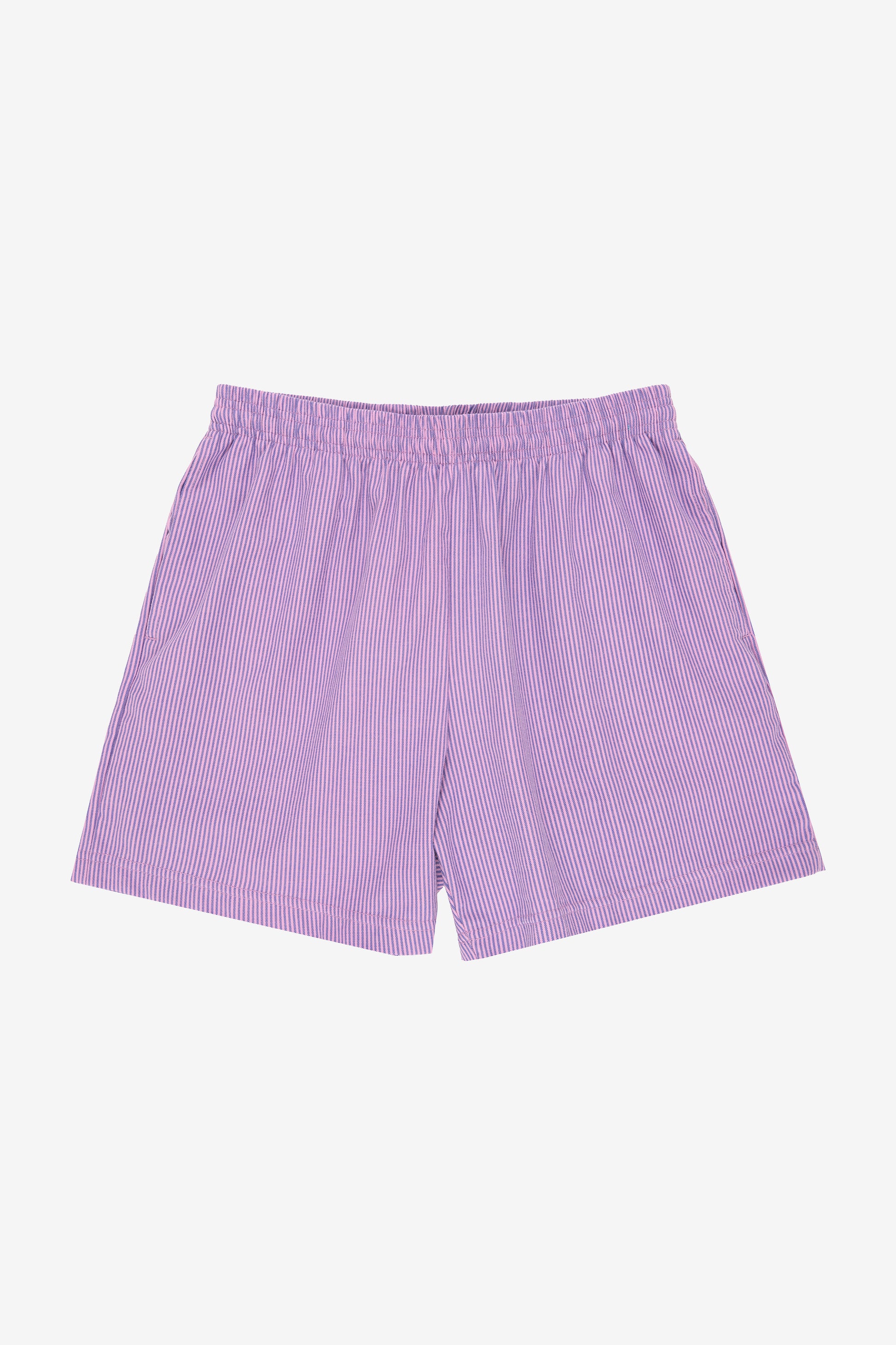 Flat lay shows leg opening is the same width from top of the thigh, down to the hem.