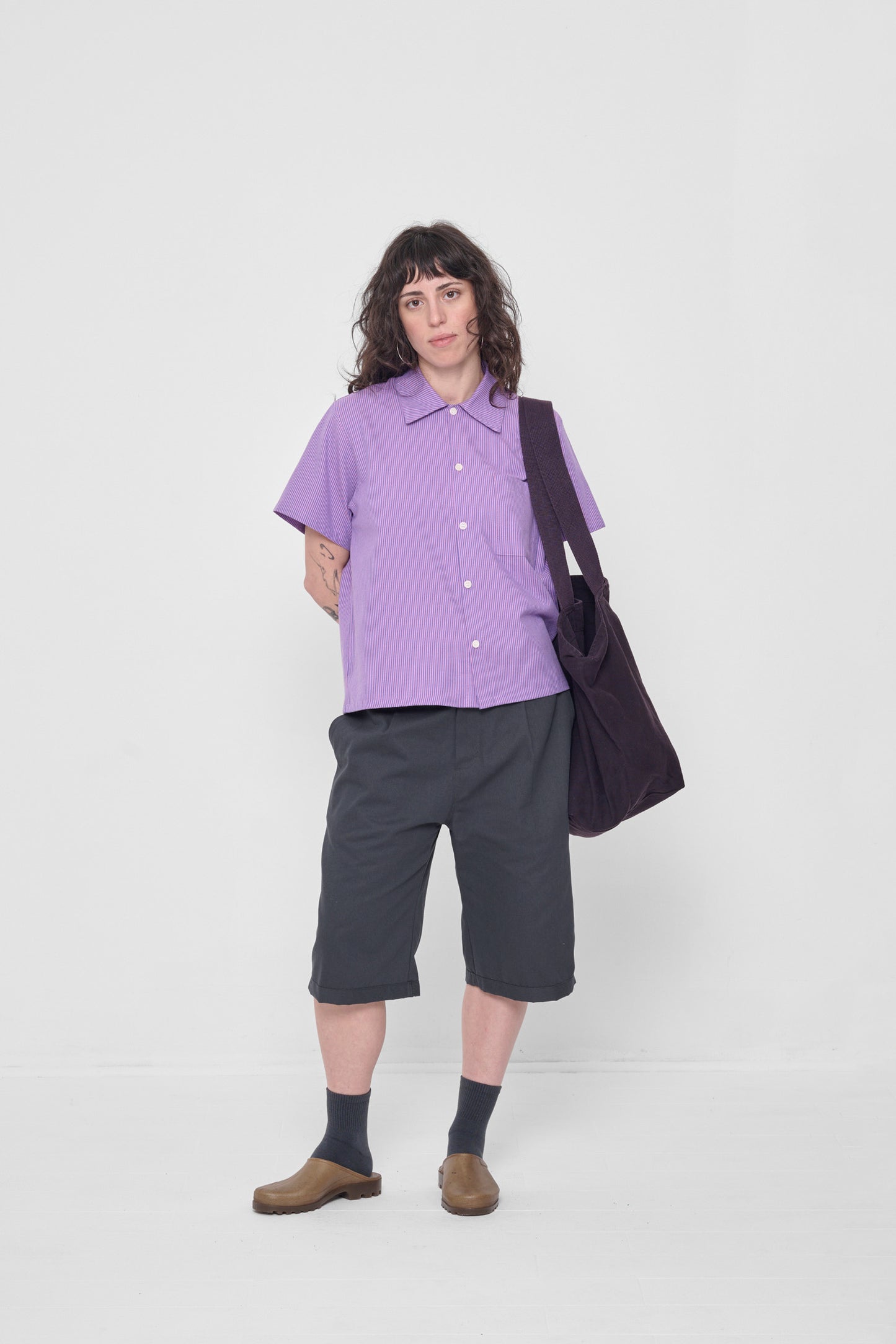 Styled with Slate Bermuda Shorts and a Mulberry Big Tote.