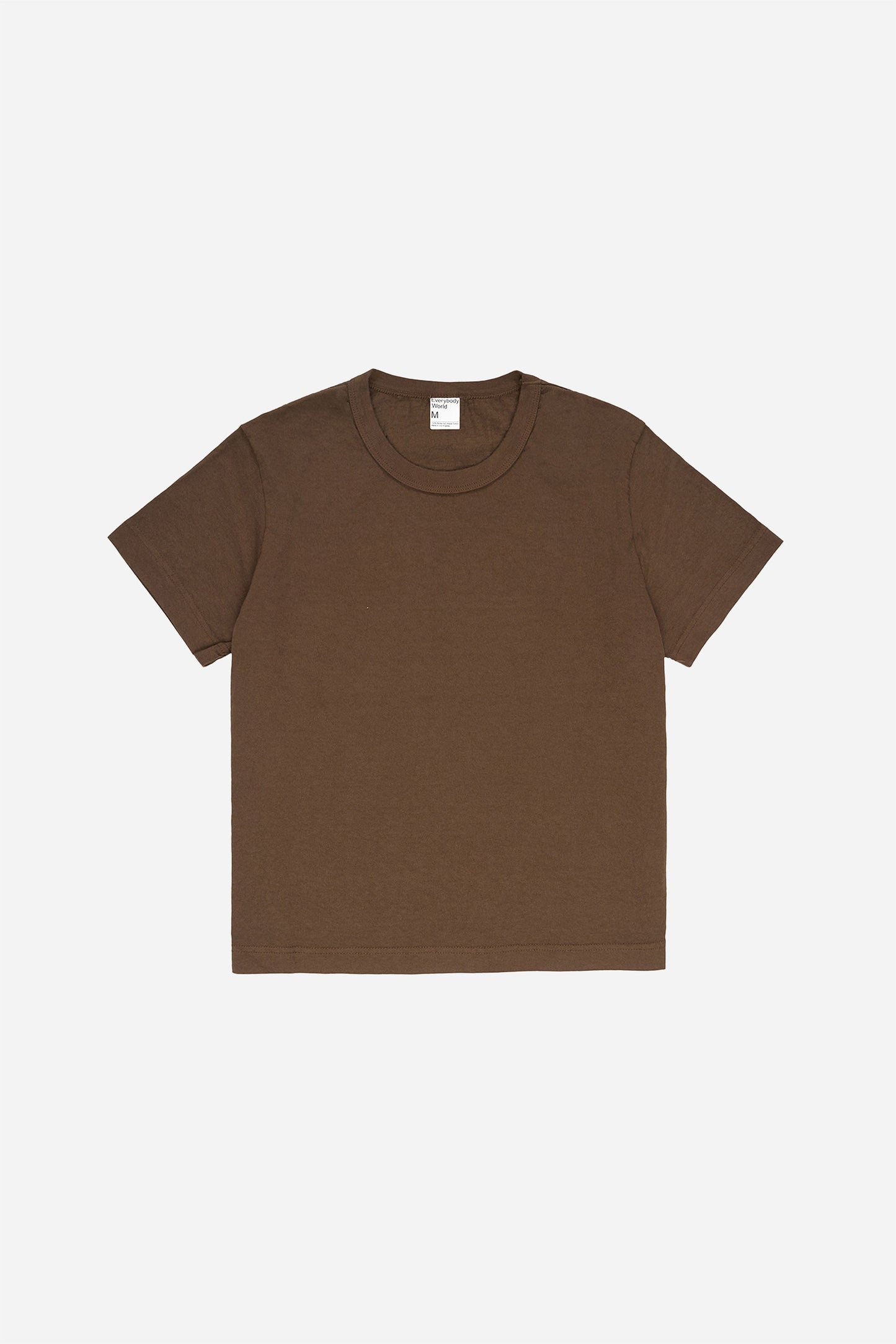 Flat lay of Dry Soil Tailored Trash Tee, front view