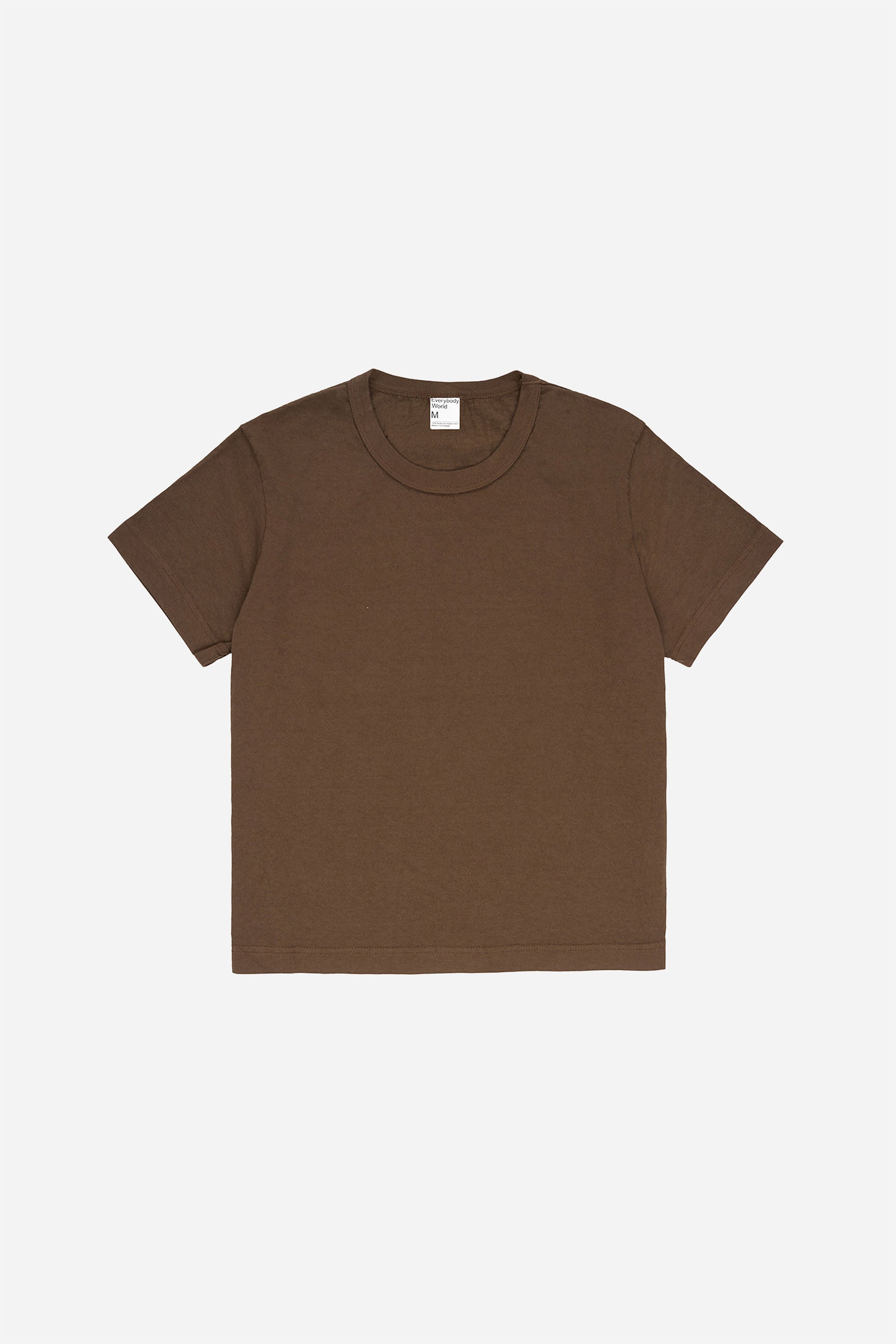 Flat lay of Dry Soil Tailored Trash Tee, front view