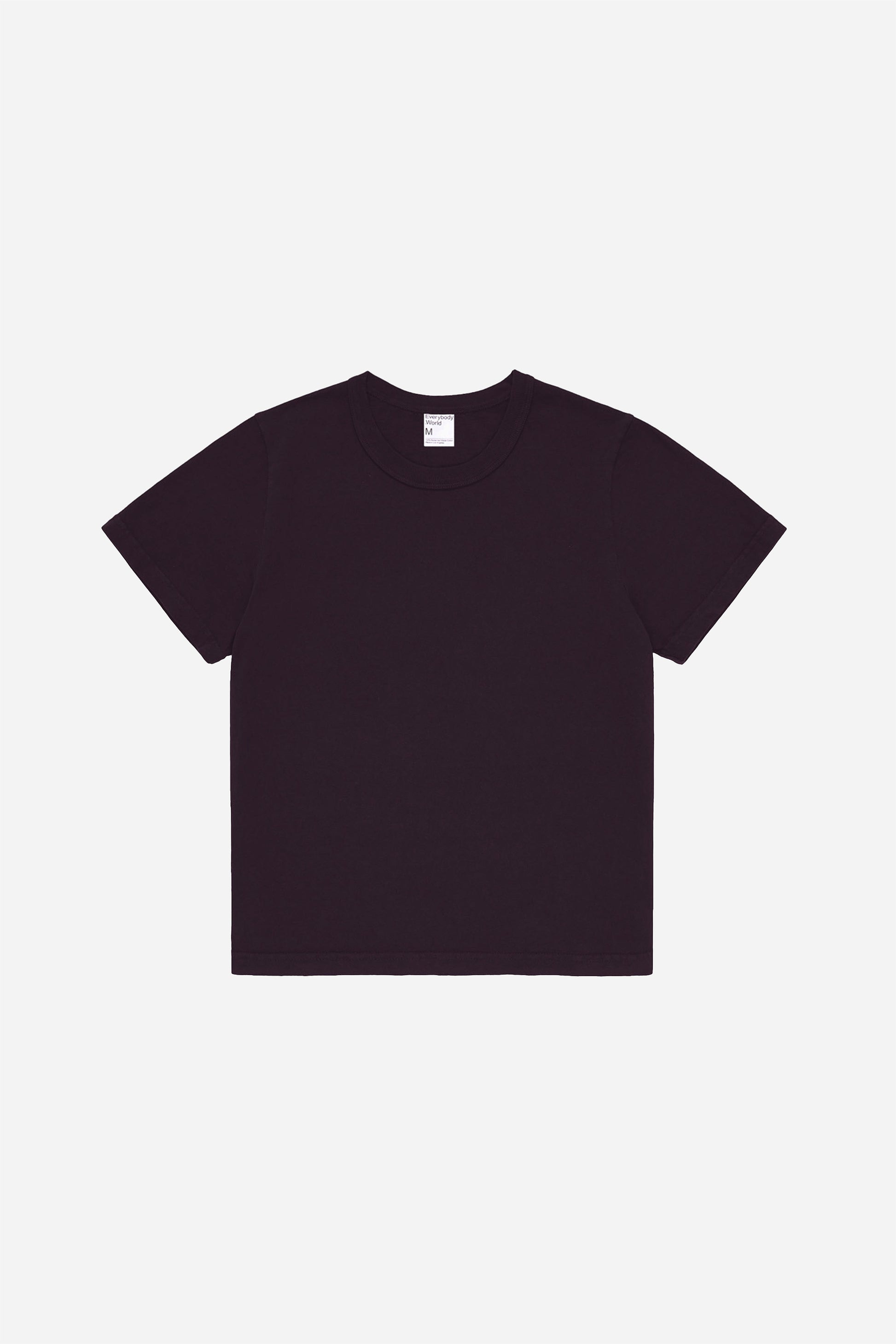 Flat lay of Mulberry Tailored Trash Tee, front view