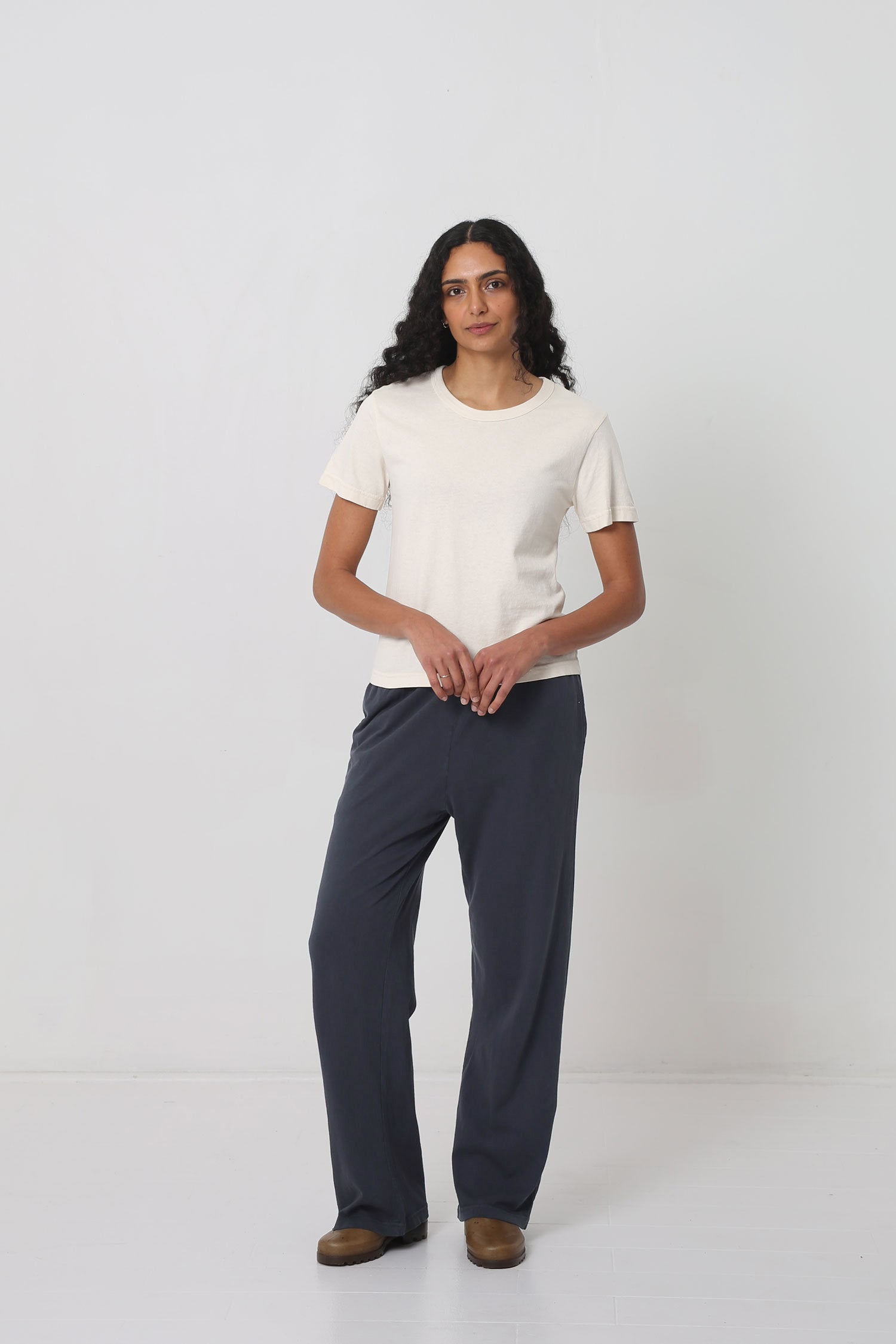 Styled with Slate Apartment Pants and Plasticana shoes.