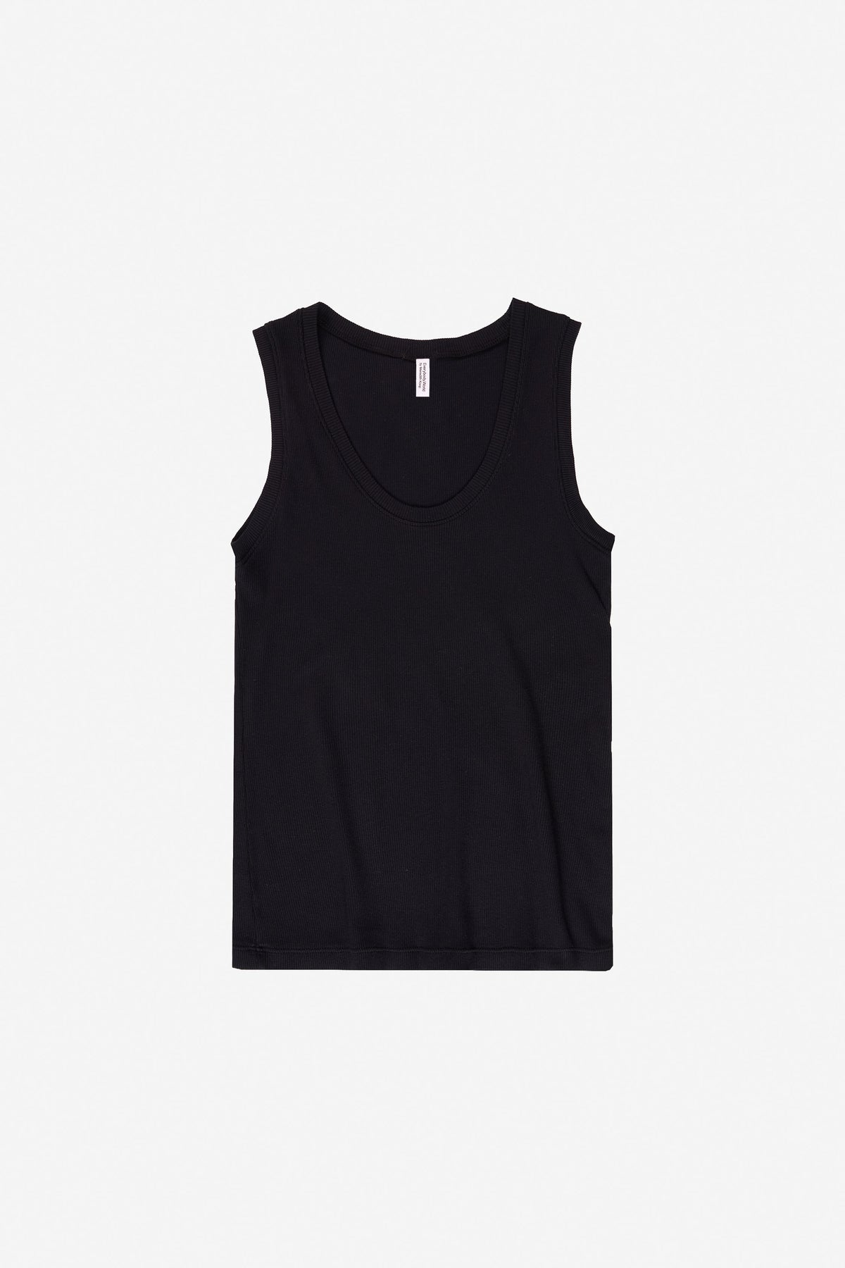 The Tank in Black – flat lay, no model