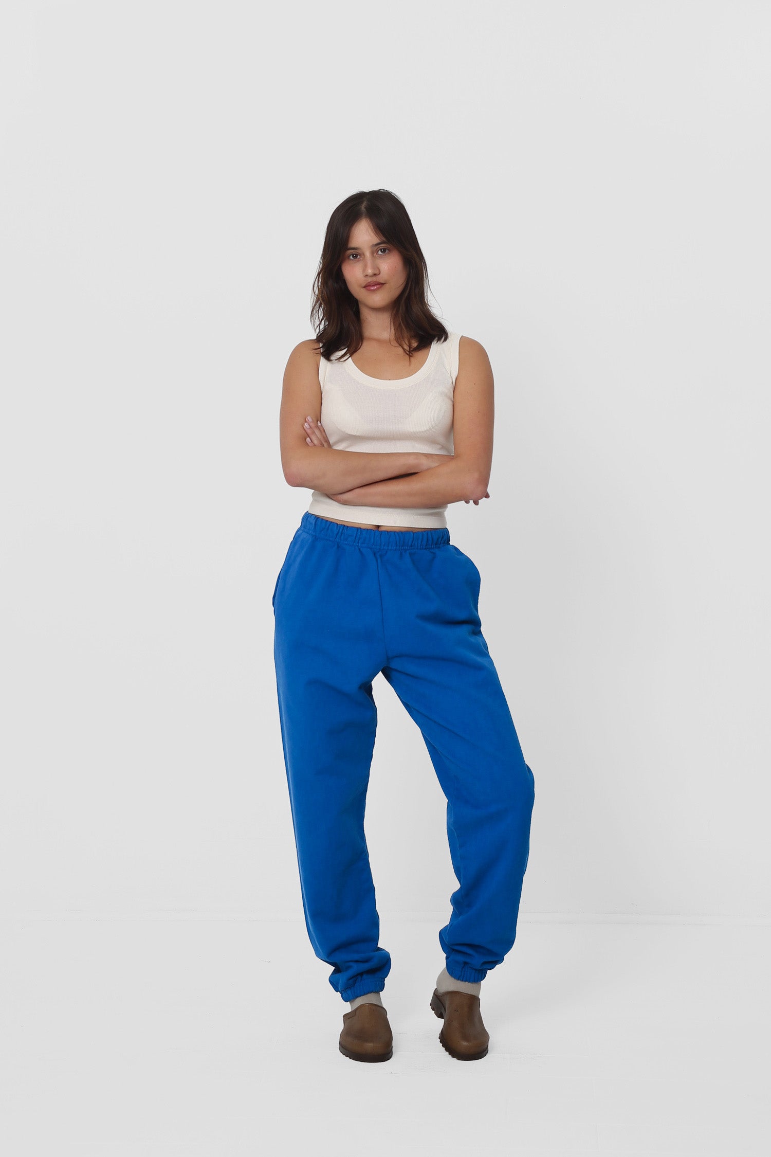 Styled with Lapis Trash Sweatpants.