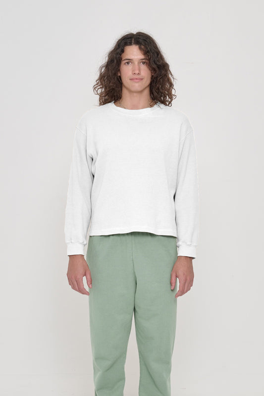 Thermal Long Sleeve Boxier Trash Tee