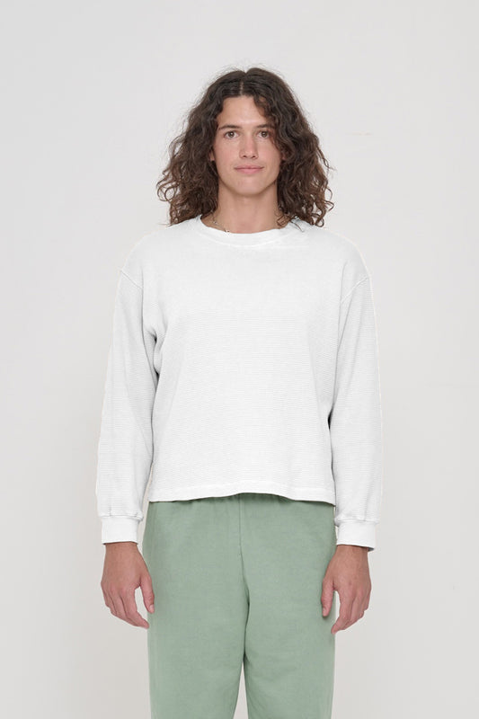 Thermal Long Sleeve Boxier Trash Tee