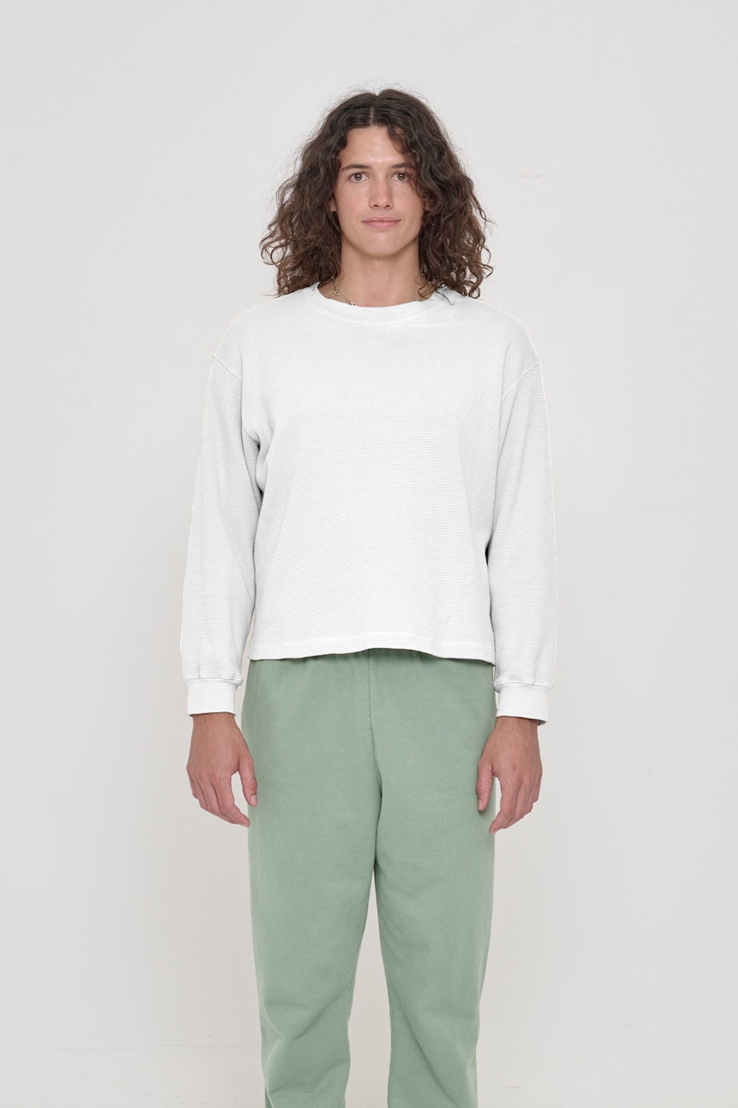 Thermal Long Sleeve Boxier Trash Tee