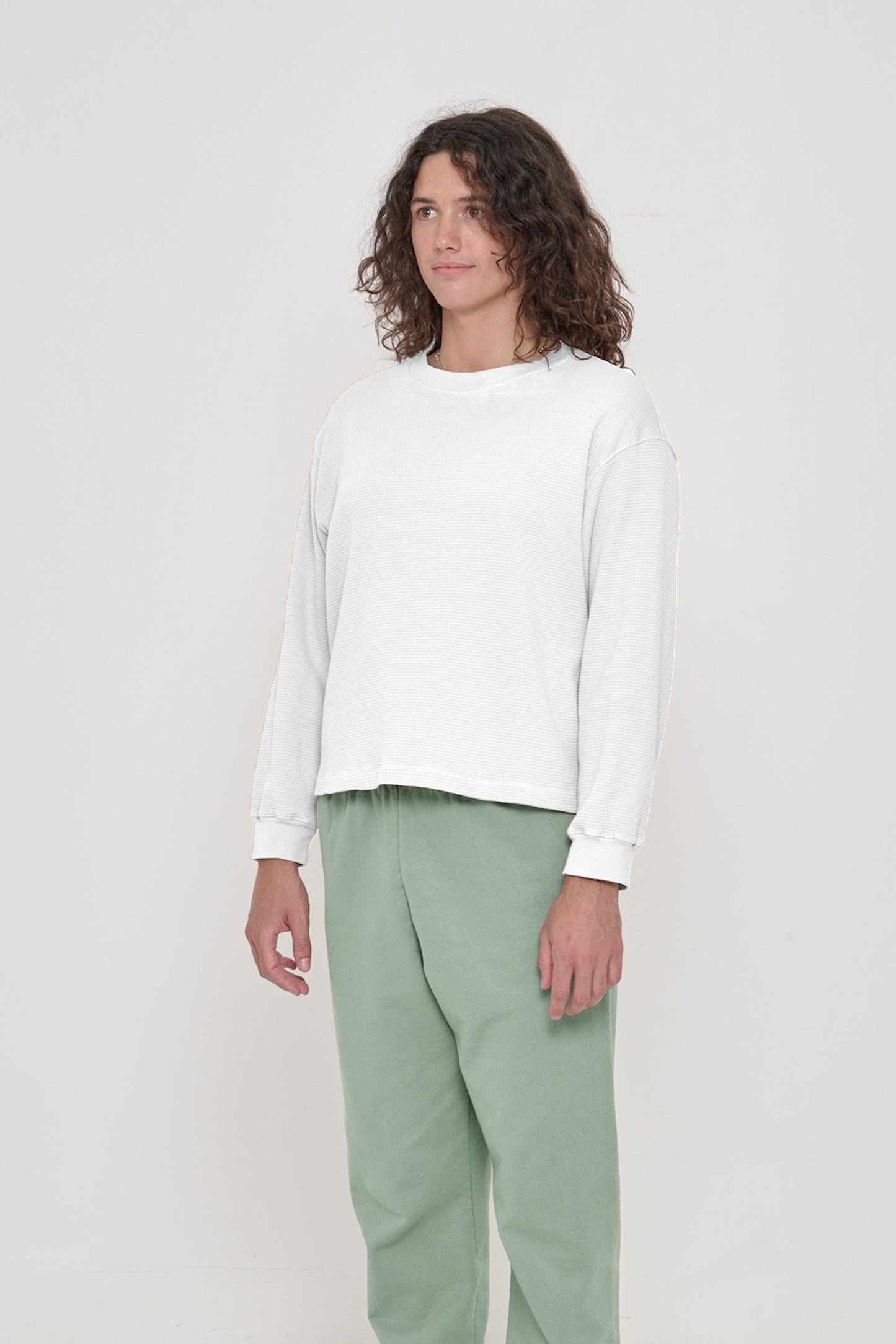 Thermal Long Sleeve Boxier Trash Tee