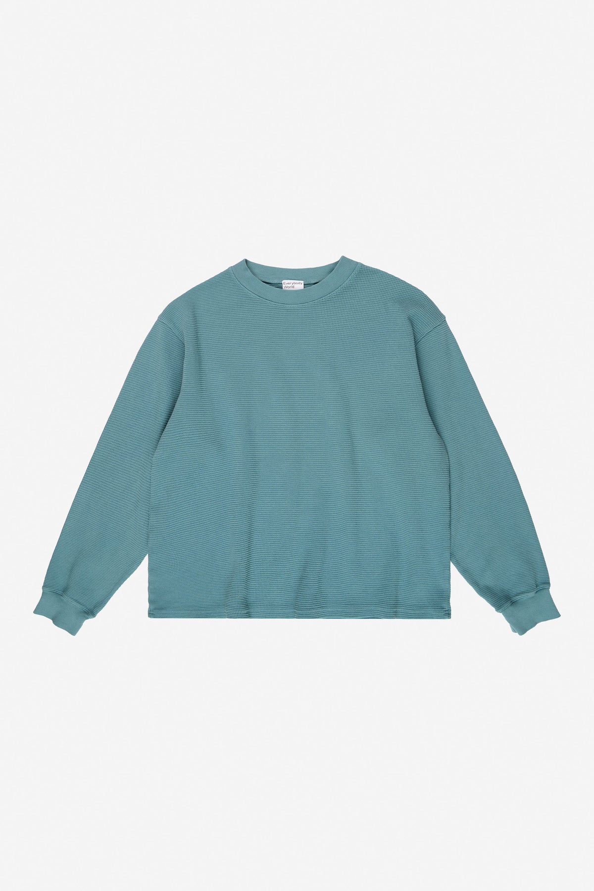 Thermal Trash Tee in Oyster – flat lay, no model