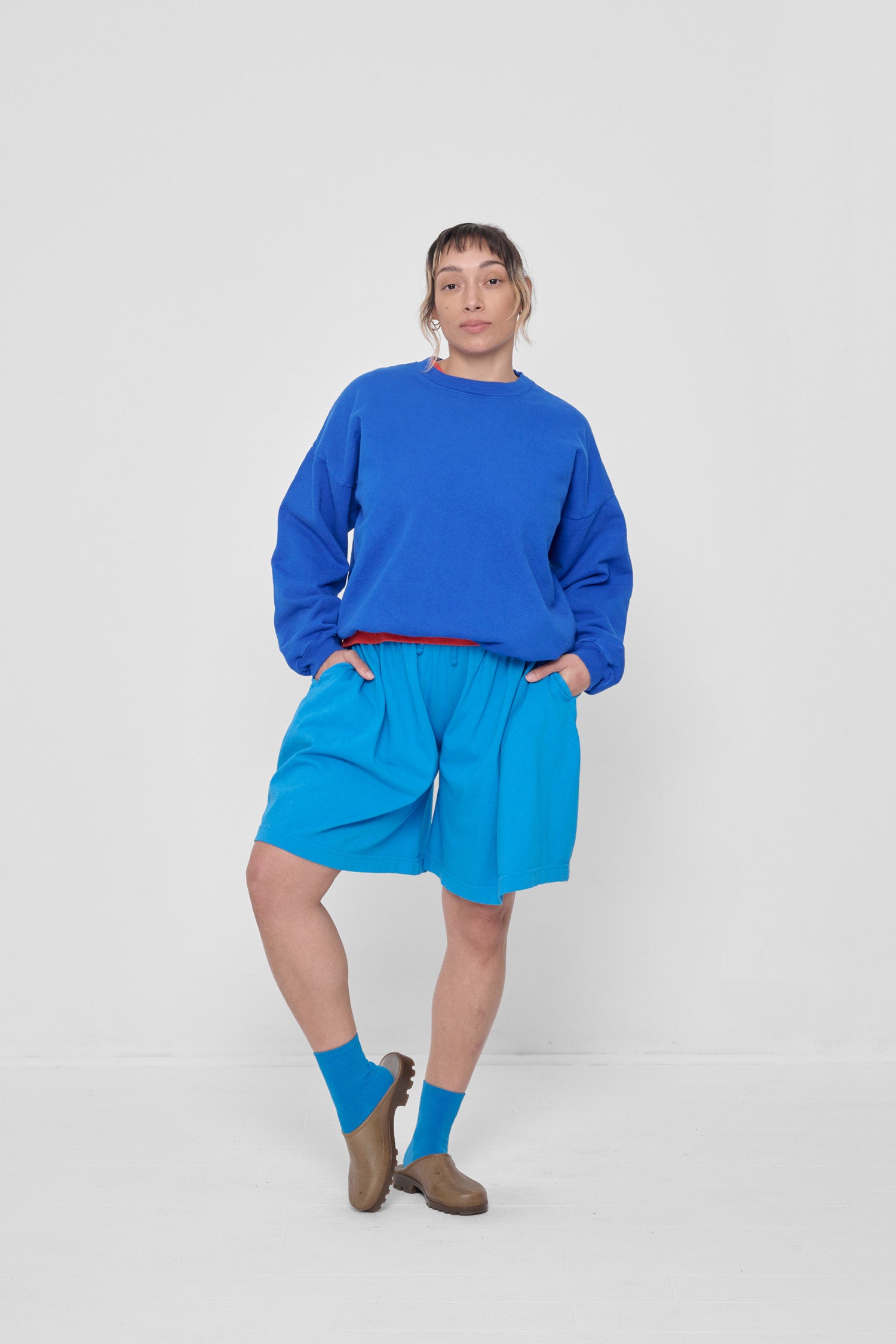 Styled with Lava Tailored Trash Tee poking out and Malibu Long Tubular Shorts. 