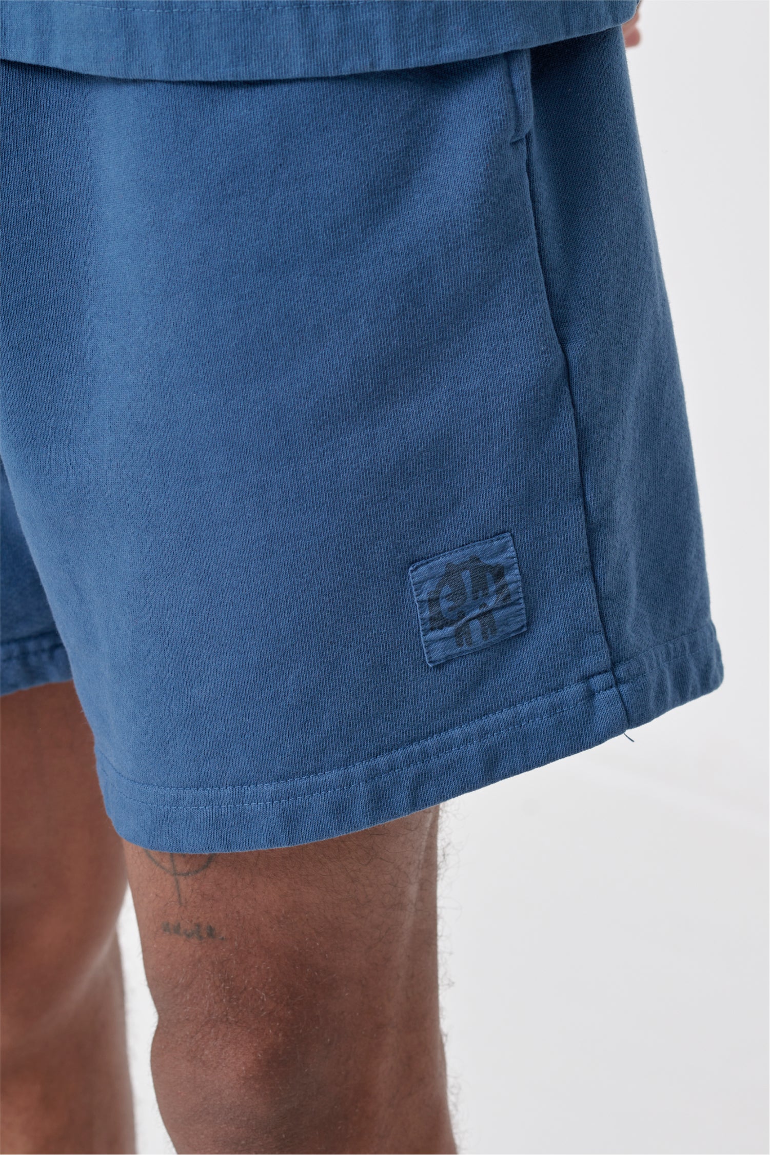 Trash Fleece Everyday Shorts in Denim - Everybody.World