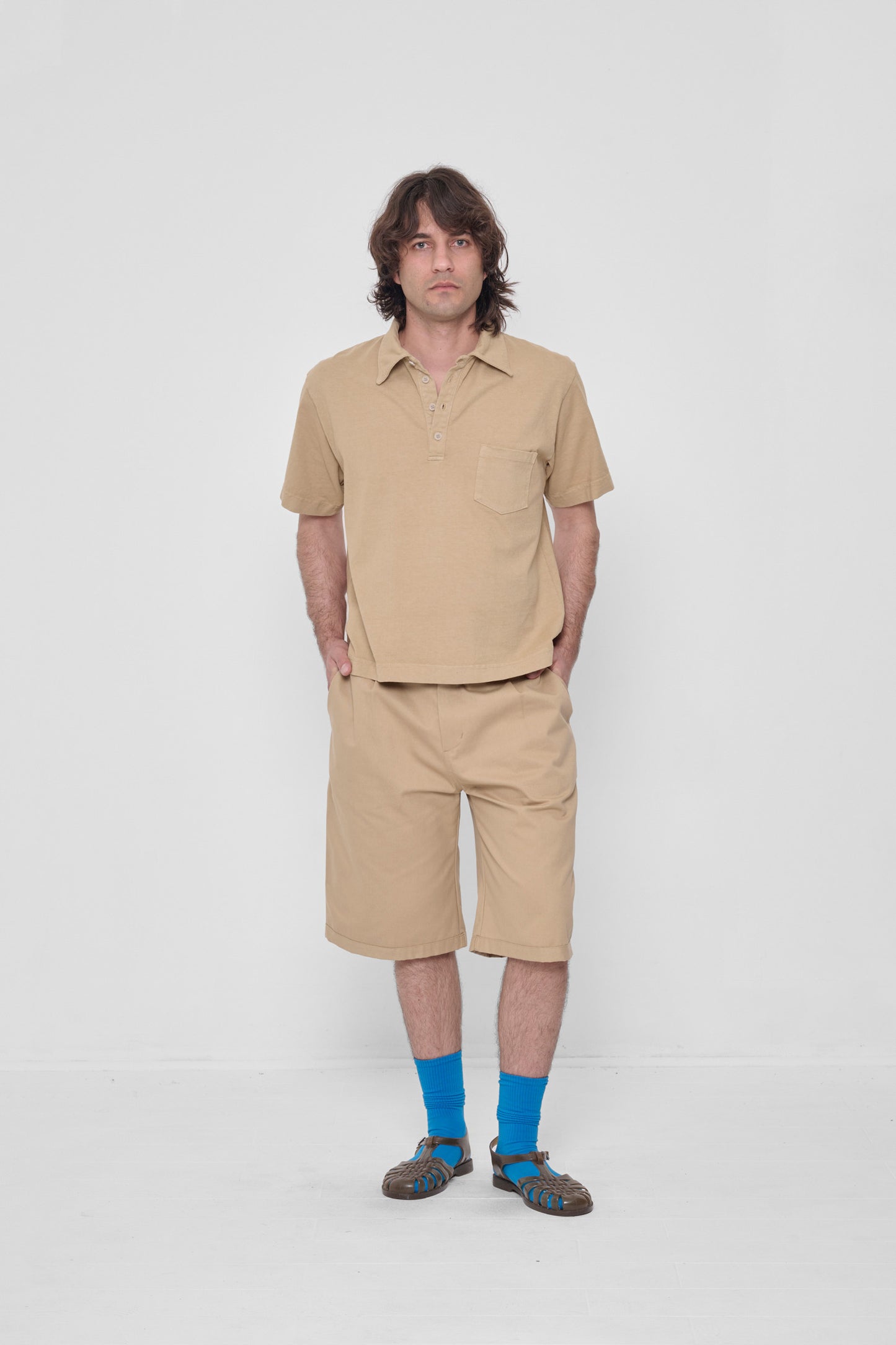 Styled with Sand Storm Bermuda Shorts and Malibu Squishy Socks. 