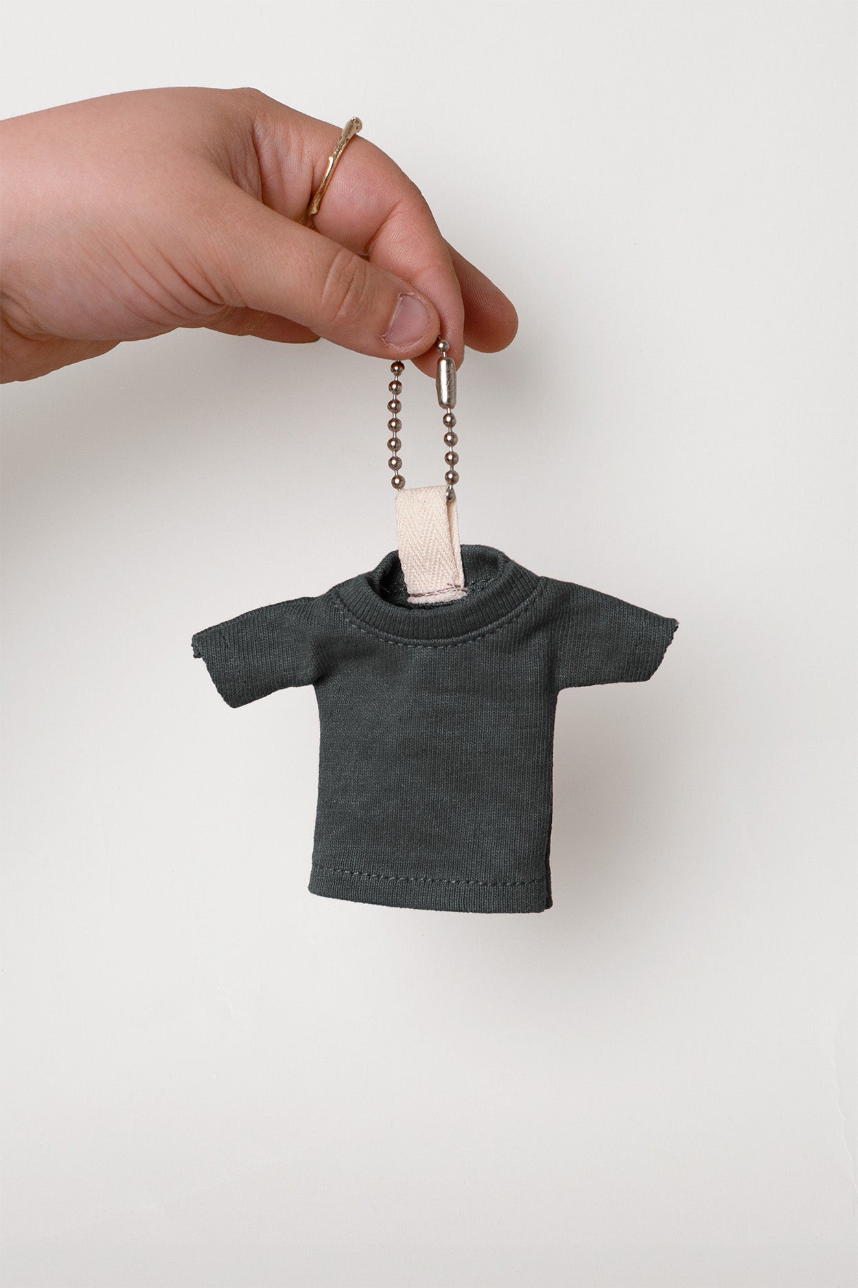 Trash Tee Bag Charm