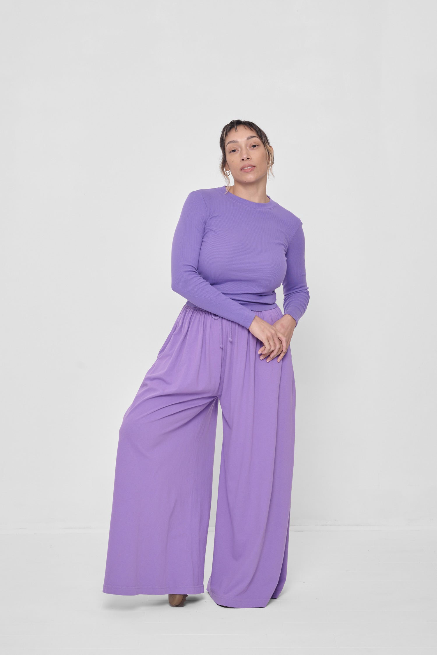 Styled with matching Carpe Diem Rib Long Sleeve. 