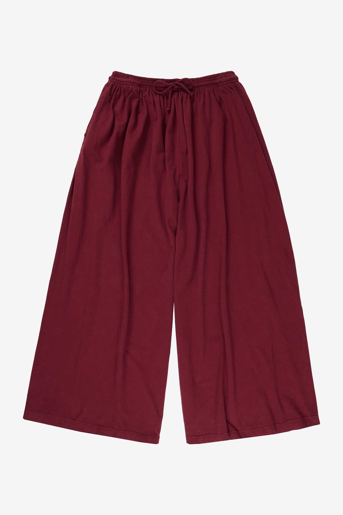 Tubular Pants in Garnet – flat lay, no model