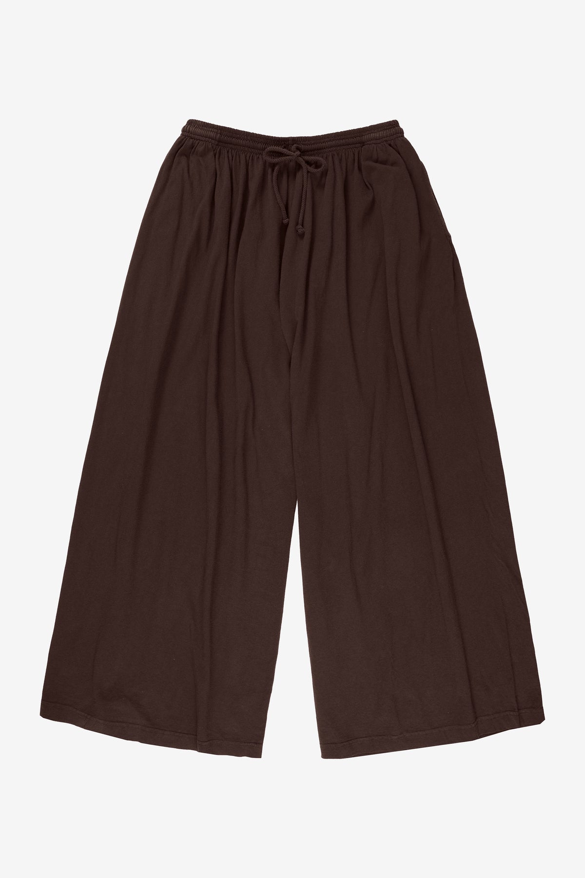 Tubular Pants in Wet Soil – flat lay, no model